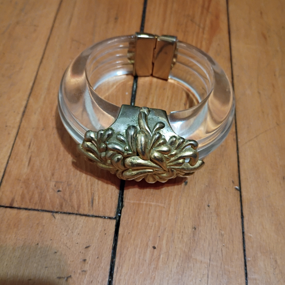 Gold and Clear Women's Bracelet